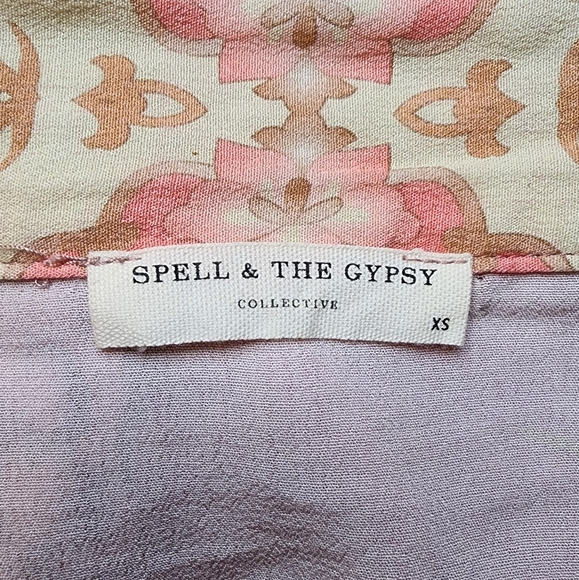 Spell & The Gypsy Pink Cherry Blossom Kimono Set - Picture 11 of 14